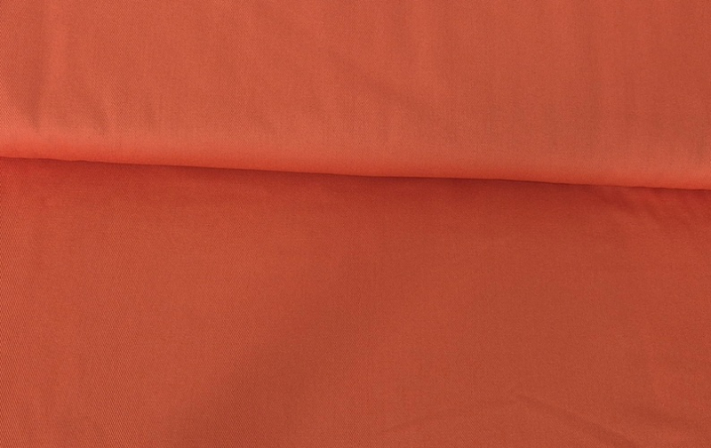 Fibre Mood - Gewebter Baumwolltwill orange